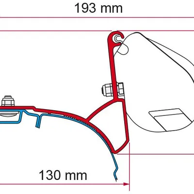 Adapter Markizy Fiamma F35 VW T5 Dachowy