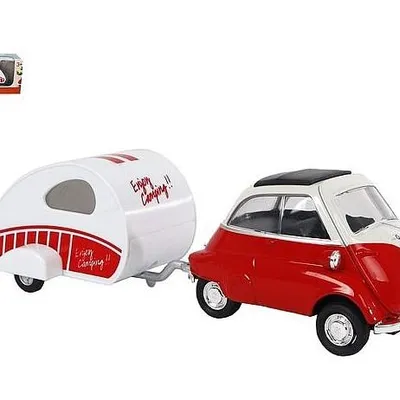 Zabawka "auto BMW Isetta Z Przyczepą 18,5 cm