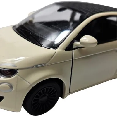 Zabawka "auto Fiat 500E 1:28 Z Napędem Kremowe