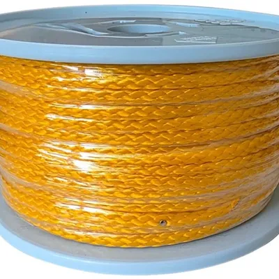 Linka 50m 4mm Żółta DO Namiotu