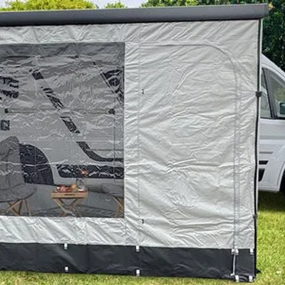 Ściana Reimo Tent Przód 430 cm Rain Blocker Girona Drzwi + OKNO