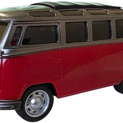 Zabawka "auto VAN VW Światło Dzwięk 15cm Czerwone