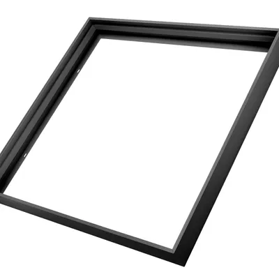 Ramka natynkowa do paneli LED 60x60 6.3cm metal Czarna