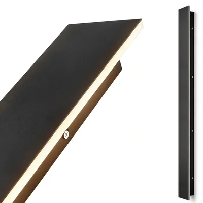 Kinkiet ogrodowy LED MIRANA 25W 120cm 4000K IP44 czarny