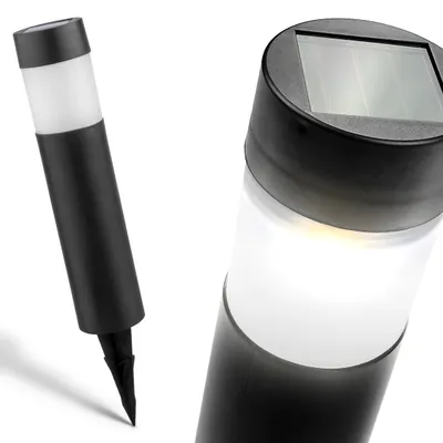 Słupek ogrodowy Solar LED AURORA ROUND 4000K IP44