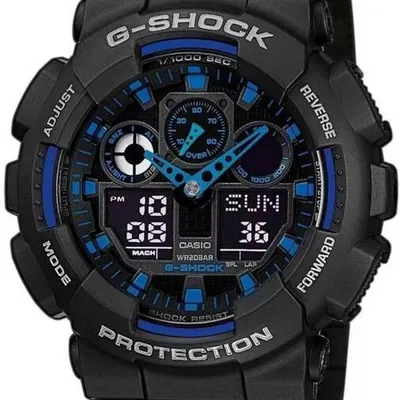 Zegarek męski Casio g-shock ga-100-1a2er (zd135b) + box