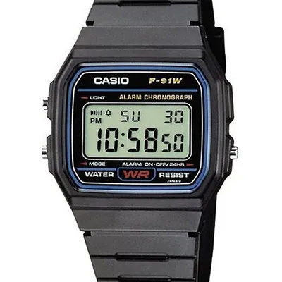 Zegarek męski Casio f-91w-1yeg (zd086a) - klasyka + box