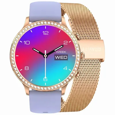 Smartwatch damski Gravity gt5-7 - dodatkowy pasek (sg043g)