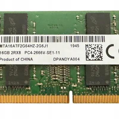 Pamięć RAM DDR4 Micron PC4-2666 16 GB SO-DIMM