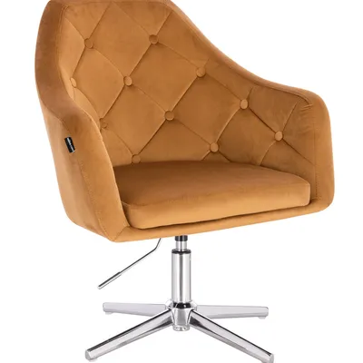 HOKER HR831CROSS MIODOWY WELUR CHROMOWANA PODSTAWA