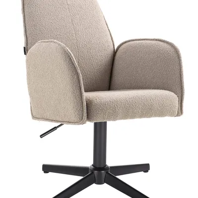 FOTEL HR280CROSS LATTE BARANEK CZARNA PODSTAWA
