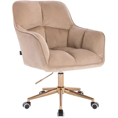 HOKER HR550K LATTE WELUR ZŁOTA PODSTAWA