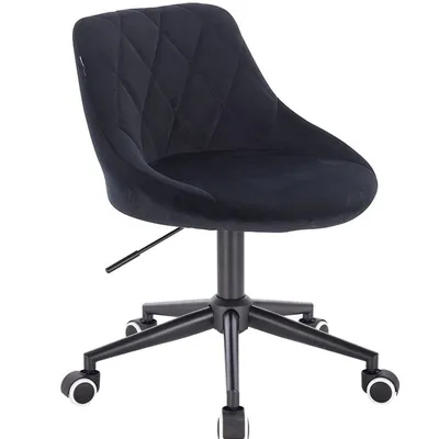 HOKER HR1054K CZARNY WELUR CZARNA PODSTAWA