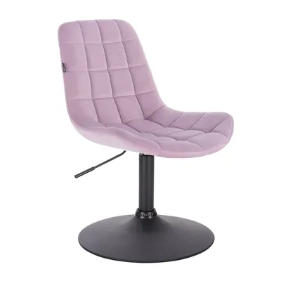 FOTEL HR590N WRZOSOWY WELUR CZARNA PODSTAWA