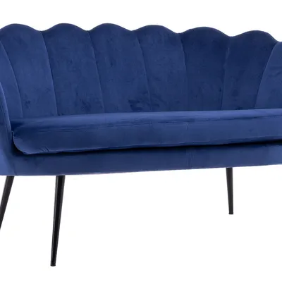SOFA FREY CIEMNE MORZE CZARNE NOGI