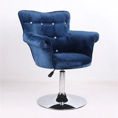 FOTEL HR804CN CIEMNE MORZE WELUR