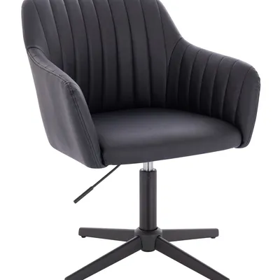 FOTEL HR190CROSS CZARNY CZARNA PODSTAWA