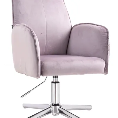 FOTEL HR280CROSS WRZOSOWY WELUR CHROMOWANA PODSTAWA