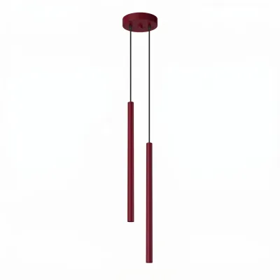 Lampa wisząca PASTELO 2 burgund