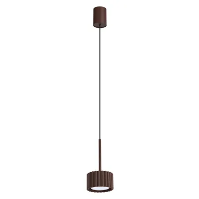 Lampa wisząca AURA 1 brązowa Gx53 + 1 X Żarówka LED GX53 3000K 8W 720lm