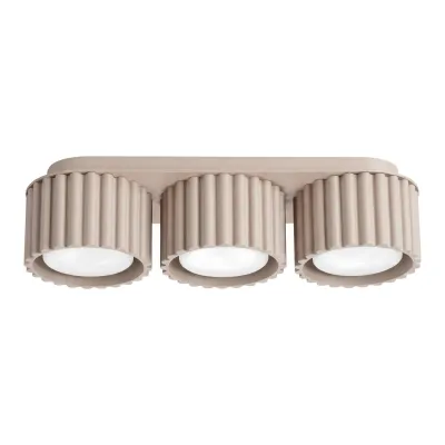 Plafon AURA 3 taupe Gx53