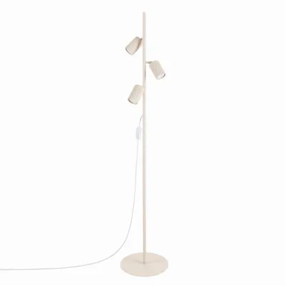 Lampa podłogowa KARBON 3 beżowa
