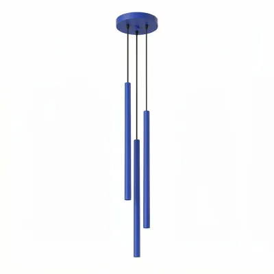 Lampa wisząca PASTELO 3P ultramaryna