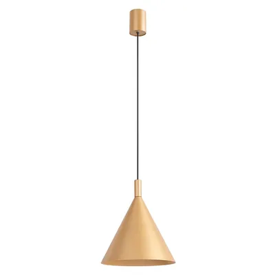 Lampa wisząca NOX 25 złota + 1X Żarówka LED E27 3000K Ciepła 7,5W 620lm