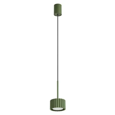 Lampa wisząca AURA 1 zielona oliwka Gx53