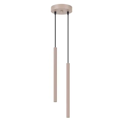 Lampa wisząca ARCHE 2P taupe + 2X Żarówka LED G9 3000K Ciepła 3W 192lm