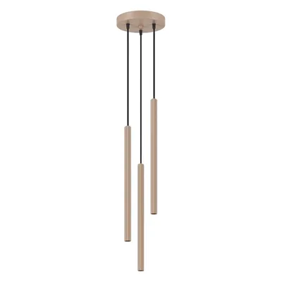 Lampa wisząca ARCHE 3P taupe + 3X Żarówka LED G9 4000K Zimna 3W 204lm