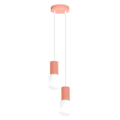 Lampa wisząca HALO 2P brzoskwiniowa
