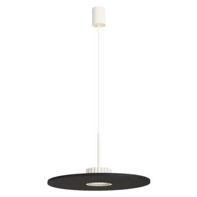 Lampa wisząca OVO 1 beżowa/czarna filc Gx53