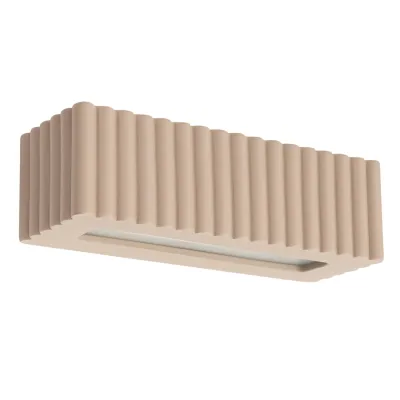 Kinkiet ceramiczny RIGATA taupe