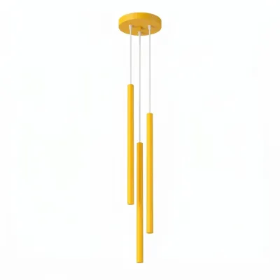 Lampa wisząca PASTELO 3P żółta
