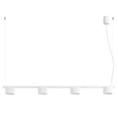 Żyrandol AURA 4 biała Gx53 + 4X Żarówka LED GX53 4000K 8W 720lm