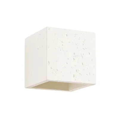 Kinkiet QUAD beton beżowy + 1X Żarówka LED G9 3000K 3W 316lm