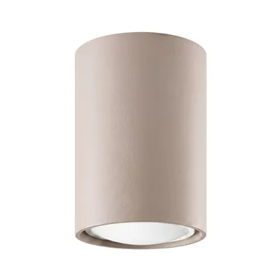 Plafon LAGOS 10 taupe + 1X Żarówka LED GU-10 4000K Zimna 7W 530lm