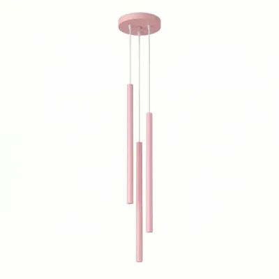 Lampa wisząca PASTELO 3P różowa