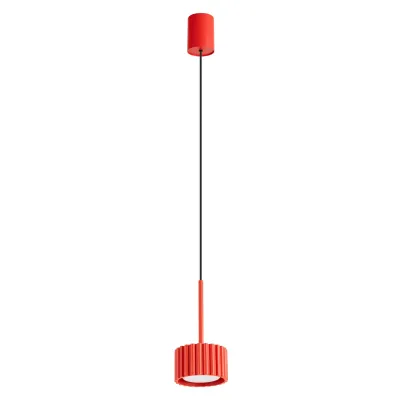 Lampa wisząca AURA 1 czerwona Gx53