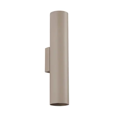Kinkiet LAGOS 2 taupe + 2X Żarówka LED GU-10 4000K Zimna 7W 530lm