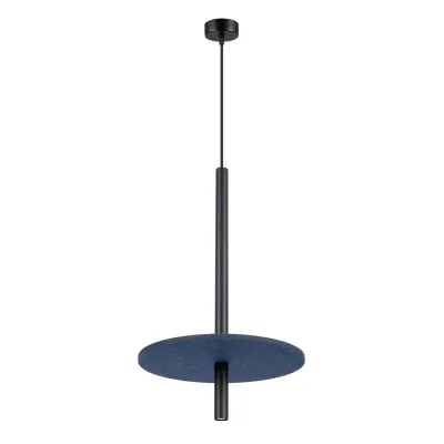 Lampa wisząca FELTRO 1 czarna/granatowa