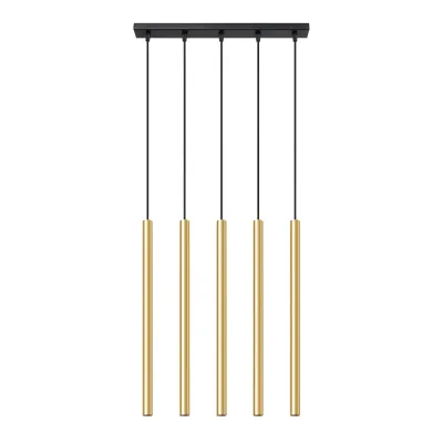 Lampa Wisząca PASTELO 5L złoty połysk