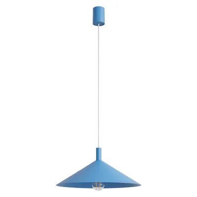Lampa wisząca NOX 40 błękitna + 1X Żarówka LED E27 4000K Zimna 7,5W 690lm