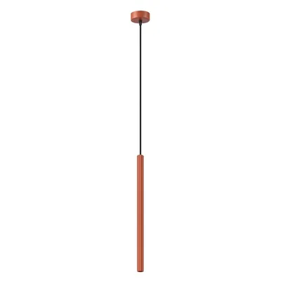 Lampa wisząca ARCHE 1 ochra czerwona + 1X Żarówka LED G9 4000K Zimna 3W 204lm