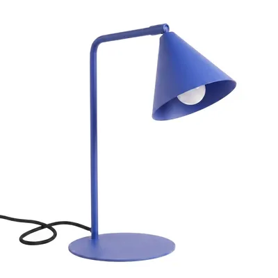 Lampa biurkowa NOX ultramaryna + 1X Żarówka LED E14 4000K Zimna 7,5W 680lm
