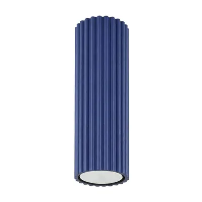 Plafon KARBON 20 ultramaryna + 1X Żarówka LED GU-10 3000K Ciepła 7W 510lm