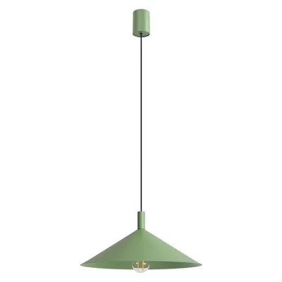 Lampa wisząca NOX 40 szałwiowa + 1X Żarówka LED E27 3000K Ciepła 7,5W 620lm