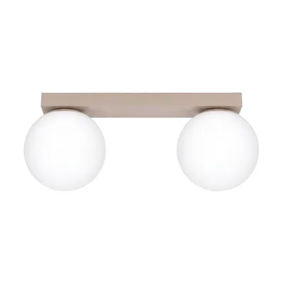 Plafon YOLI 2 taupe + 2X Żarówka LED G9 4000K Zimna 3W 204lm