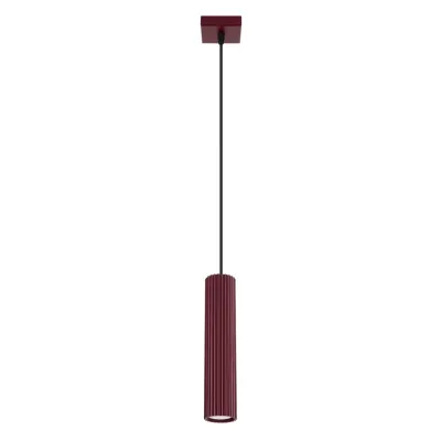 Lampa wisząca KARBON 1 burgund